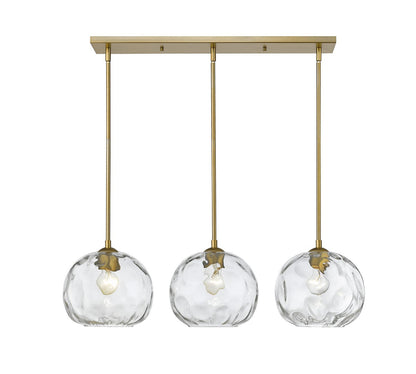Z-Lite 3 Light Island/Billiard 490P10-3L-BN, Nickel