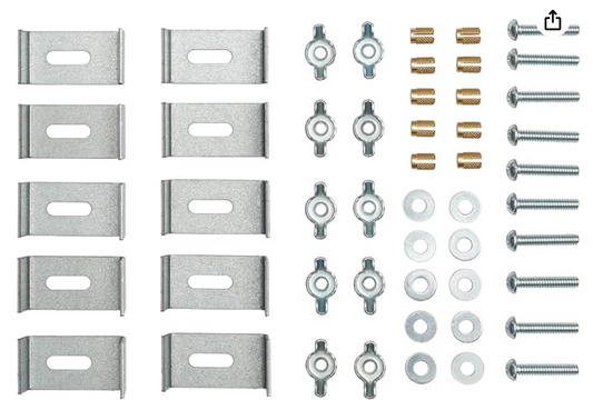 BLANCO 440851 Installation Clips for Undermount Silgranit Sinks, Stainless Steel
