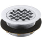 KOHLER K-9132-CP Shower Drain, One Size, Polished Chrome