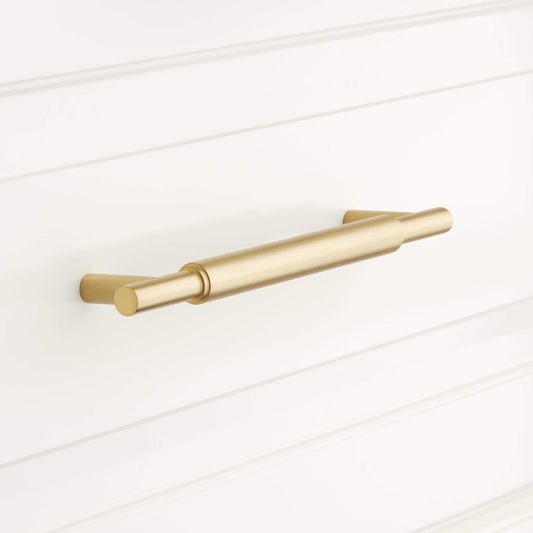 Signature Hardware EH1079.6.SBS Colmar 6" C2C Bar Cabinet Pull - Satin Brass