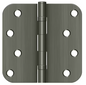 Deltana 4 x 4 Antique Nickel Door and Butt Hinge (Pair) - S44R5BB15A