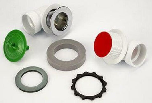 Watco 901-ZRI-PVC-CP Innovator Zinc Half Kit Rough-In Sch 40 PVC Chrome Plated
