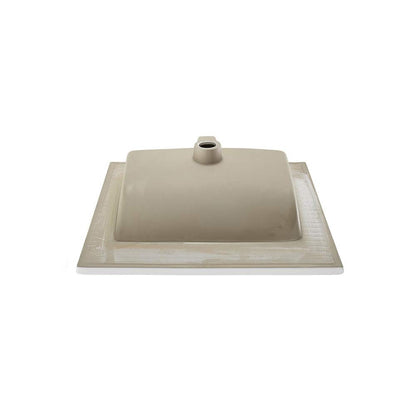 Swiss Madison SM-BV18S - 18" Ceramic Square Vanity Sink Top, White