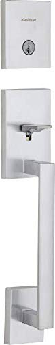 Kwikset 818SCELIP San Clemente Single Cylinder Keyed Exterior Only Satin Chrome