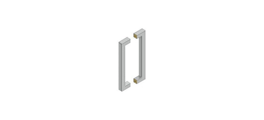 Deltana SSPBB1210U32D 12" B2B Contemporary Pull Satin Stainless Steel-2 units