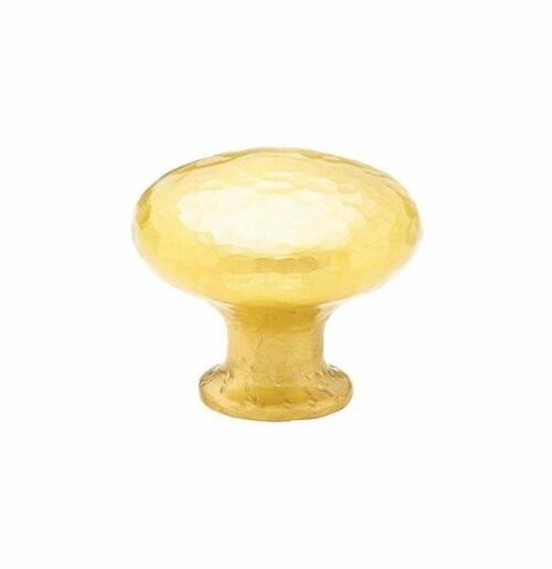 EMTEK 86037US4 Round 1-1/4" Diameter Dimpled Cabinet Knob Satin Brass