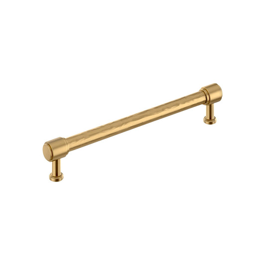 Amerock BP37540CZ Lazzara 7-9/16" C2C Hammered Bar Cabinet Pull-Champagne Bronze