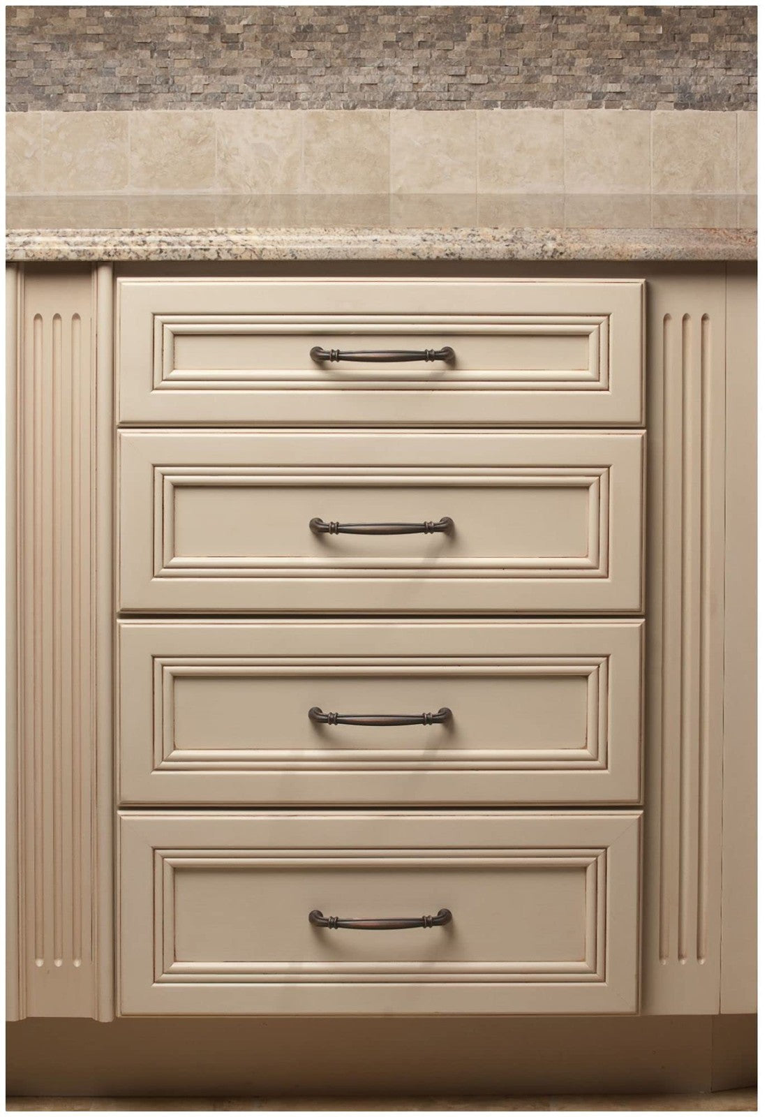 Jeffrey Alexander 317-96BNBDL Lafayette Cabinet Pull w 96 mm Holes