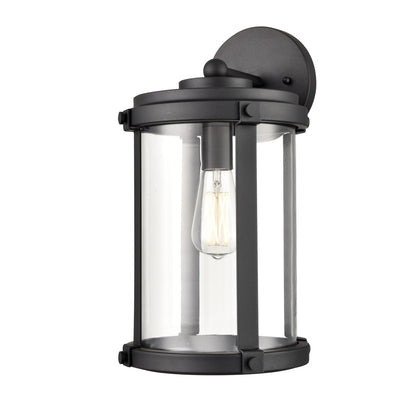 ML Lighting 290001-TBK 1-Light Outdoor Wall Sconce in Textured Black Finish