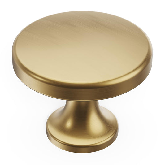Belwith H076698-CBZ-10B Solid Kitchen Cabinet Knobs 1-3/8" Champagne Bronze-10pc