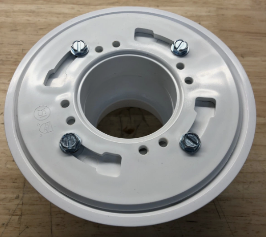 Signature Hardware PVC Drain Flange Coupling | 399922 - SH439001WH