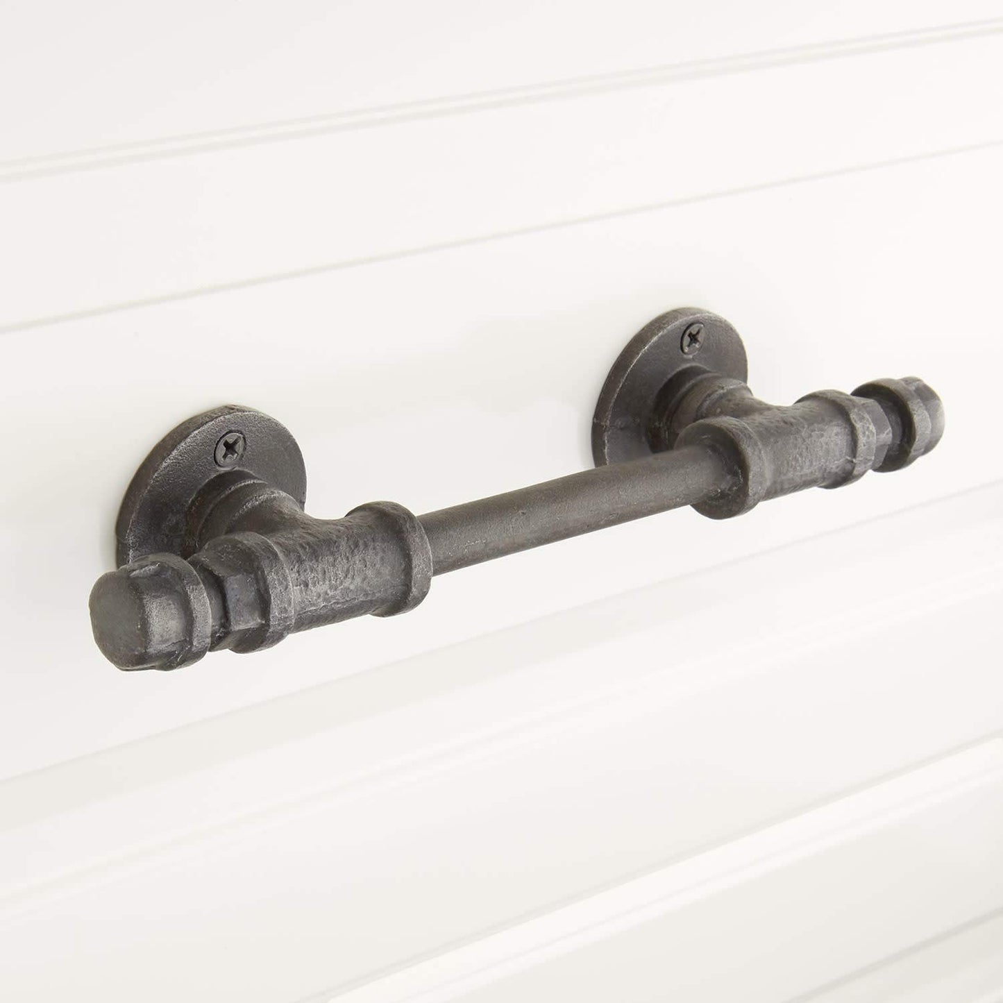 Signature Hardware 00968973 Keating 5" C2C Bar Cabinet Pull - Antique Iron