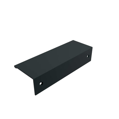 Amerock BP36574FB Edge Pull 3-3/4" Center-to-Center Flat Black Cabinet Pull