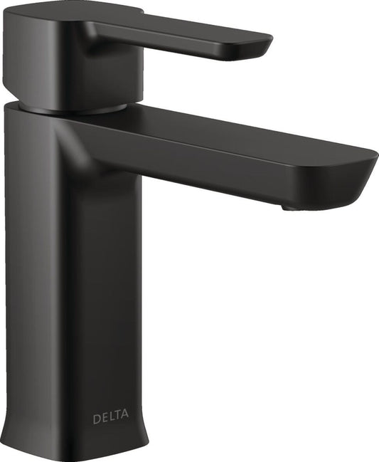 Delta 581LF-BLGPM-PP Modern Bathroom Faucet, 1.0 GPM Water Flow, Matte Black