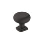 Amerock Cabinet Knob Matte Black 1-1/4 inch (32 mm) Diameter Surpass