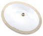 Mansfield Plumbing 216NS Petite Maple Under Counter Lavatory, White