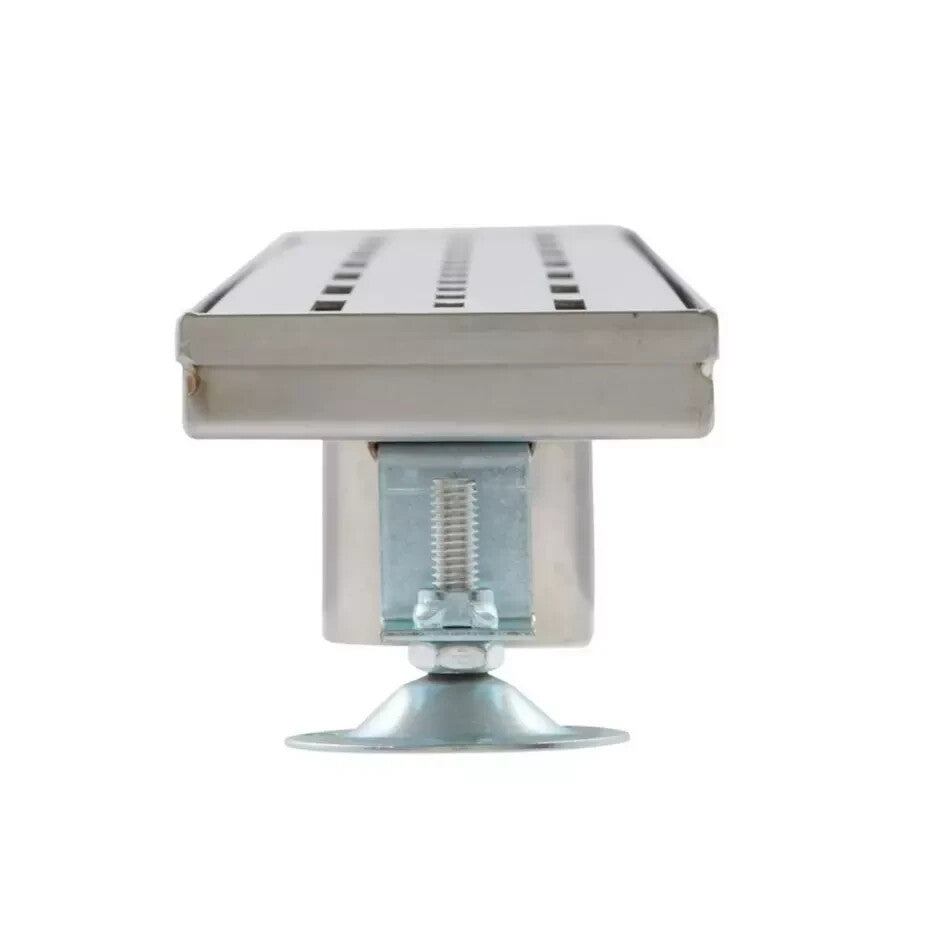 Signature Hardware - Effendi 24" Outdoor Linear Shower Drain - Brushed SS