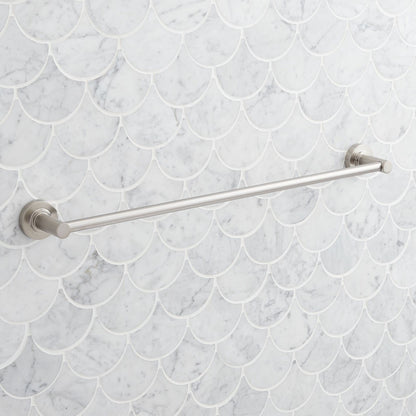 Signature Hardware SHLE24TBGM Lexia 24" Towel Bar - Gunmetal