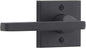 Baldwin HDSQURCSR190 Half Dummy square Door Lever Right Hand 190 Matte Black