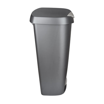 Umbra Brim 084200-410 13 Gal Trash Can Stainless Steel Foot Pedal Silver/Nickel