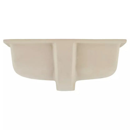 Signature Hardware - Destin White Square Porcelain Undermount Bathroom Sink