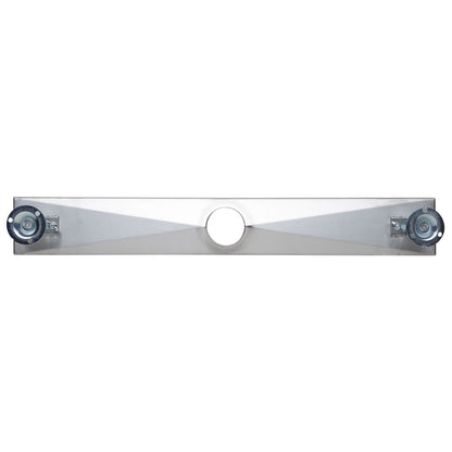SH 404979 Cohen 60" Tile In Linear Shower Drain w Flange Brushed Stainless Steel