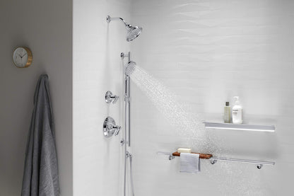 KOHLER 22163-G-CP Bancroft Handheld Showerhead with 3 Spray Settings,1.75GPM, PC