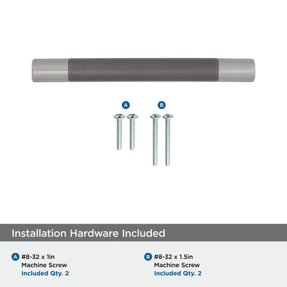 Amerock BP36558G10ORB Cabinet Pull Satin Nickel/Oil-Rubbed Bronze 5-1/16" C2C