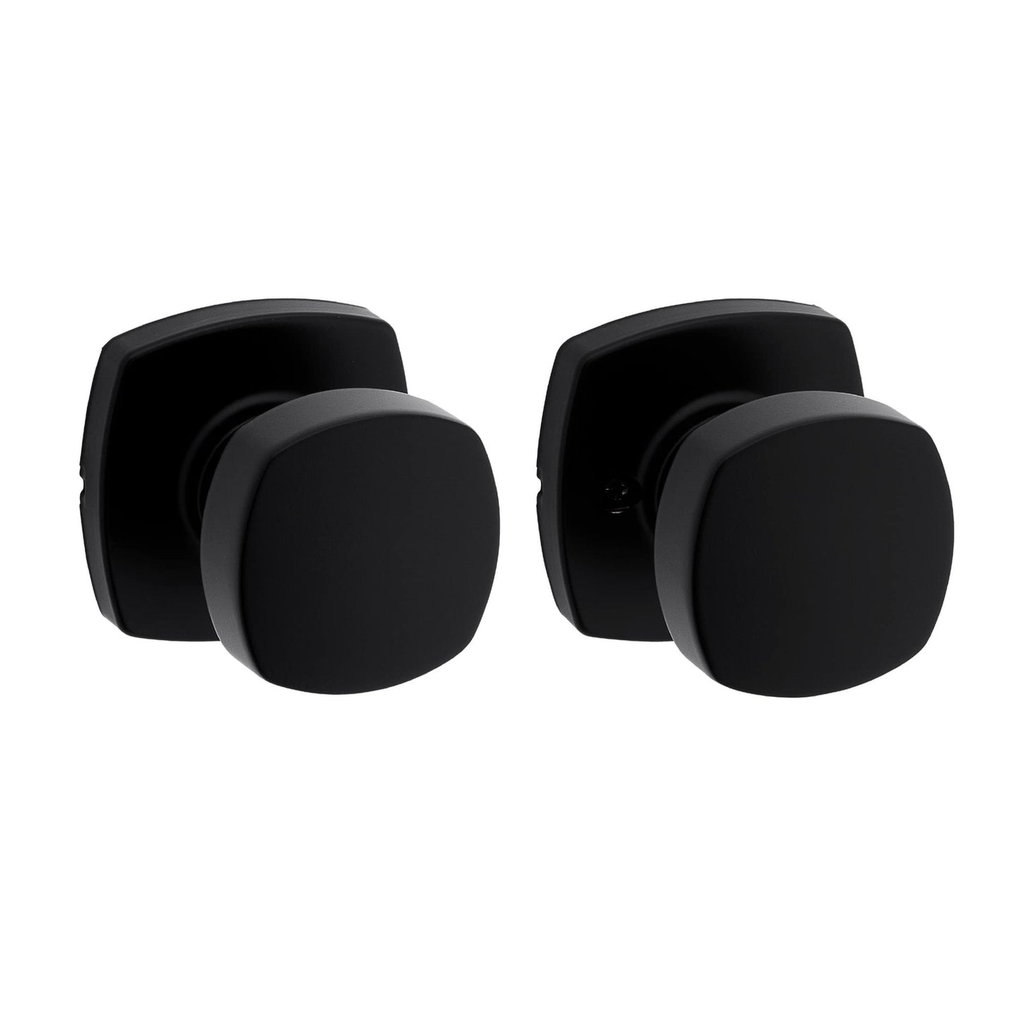 Kwikset 720AYKMDT-514 Arroyo Interior Passage Door Knob Non-Locking Matte Black