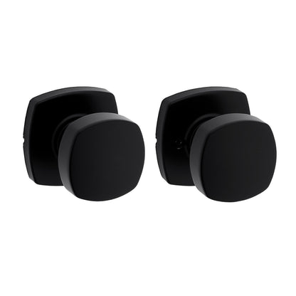 Kwikset 720AYKMDT-514 Arroyo Interior Passage Door Knob Non-Locking Matte Black