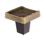 Du Verre - DVFC304-AB - Forged 3 Collection Knob, Antique Brass