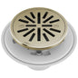 Delta 4 Inch Tile-In Round Shower Floor Drain Polished Nickel DT061411-PN