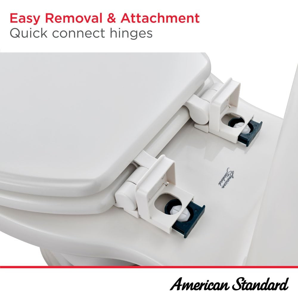 American Standard 5321A65CT.020 Champion Slow-Close Elongated Toilet Seat, White