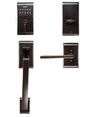 EMTEK E4817US10B Modern Style Electronic Keypad Entry Set Oil Rubbed Bronze
