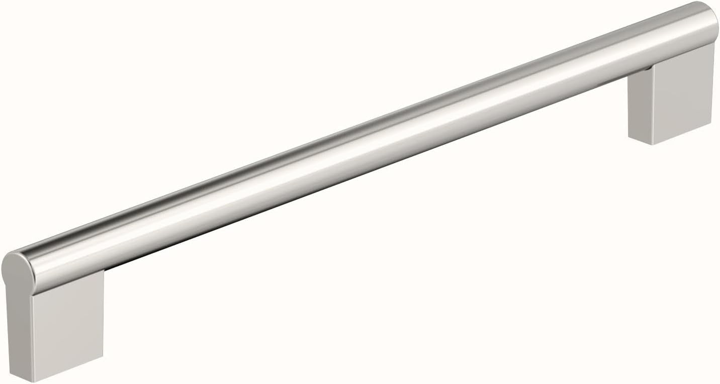 Amerock BP36915PN Versa 8-13/16" C2C Polished Nickel Cabinet Pull