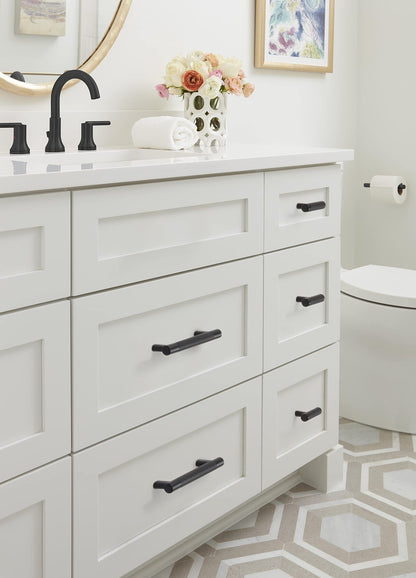 Amerock BP36558BBR Bronx Kitchen Cabinet Pull Black Bronze 5-1/16" C2C