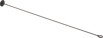 Signature Hardware 466833 36" Steel Shower Rod Ceiling Support - Brushed Nickel