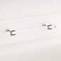 Signature Hardware 450375 6" Beryn Acrylic Cabinet Pull Polished Nickel