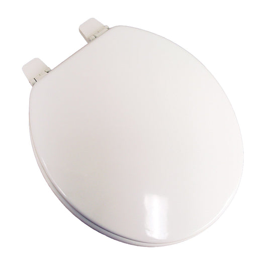 Comfort Seats U003WD00 Deluxe Molded Wood Contemporary Round Closed Front  Cover