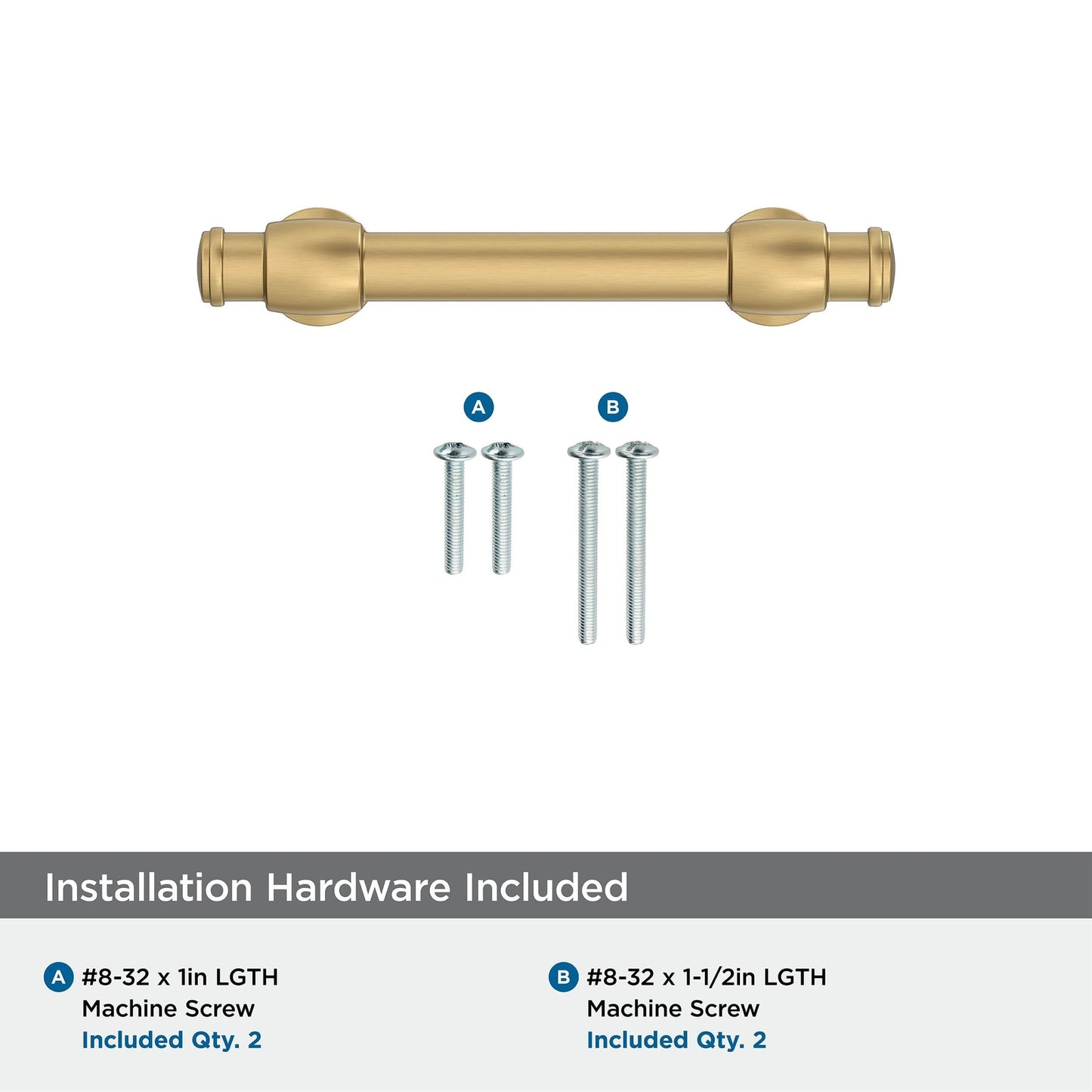 Amerock BP36770CZ Champagne Bronze Cabinet Pull 3 in (76 mm) Winsome