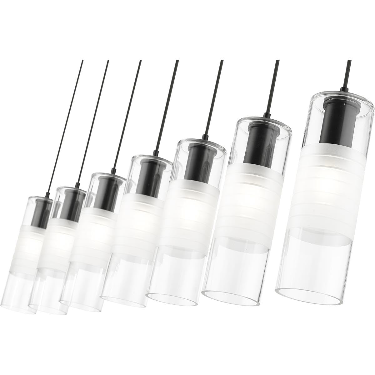 Z-Lite 824P-7L-MB Alton Chandelier, 7-Light 420 Total Watts, Matte Black