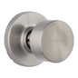 Miseno MLK4080 Tuscora Shaker Passage Door Knob Set with Round Rose Satin Nickel