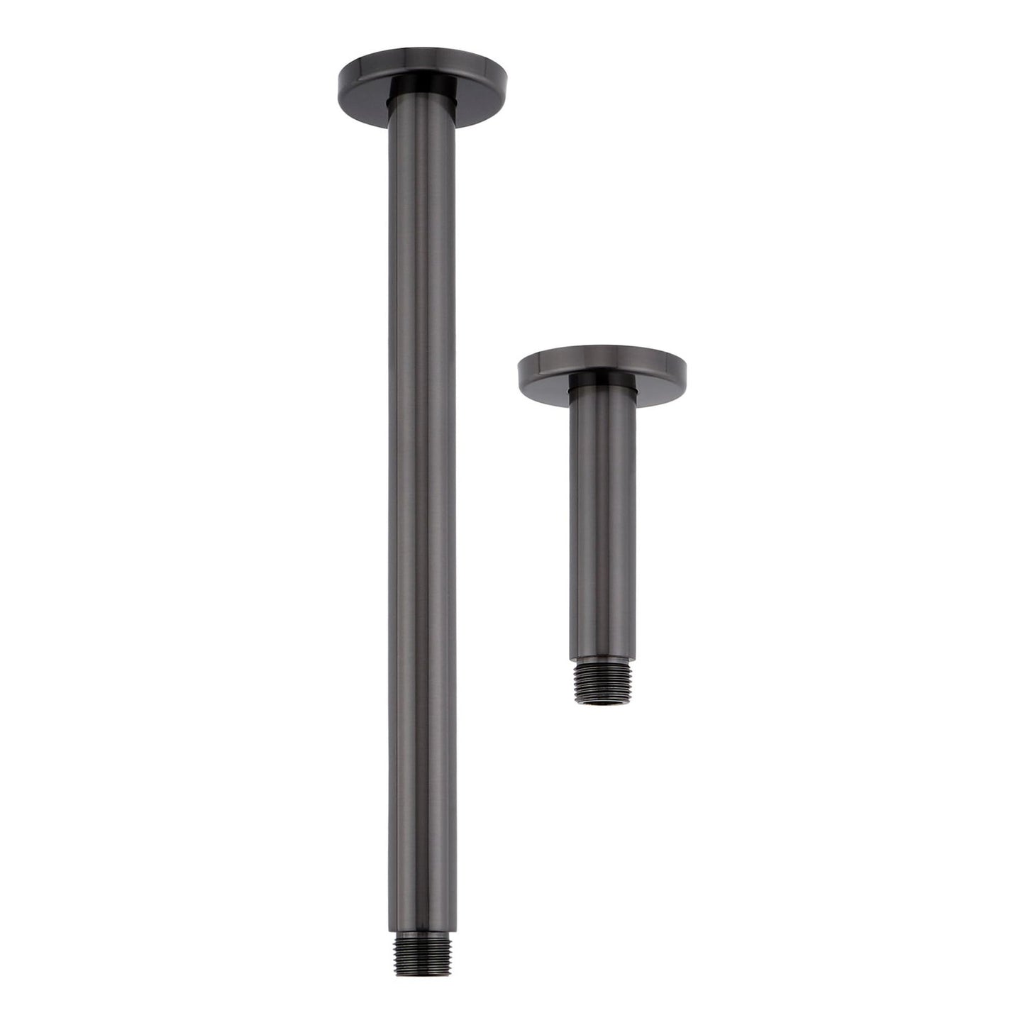 Signature Hardware SHRSC40SZBN 4" Square Ceiling Mounted Shower Arm & Flange BN