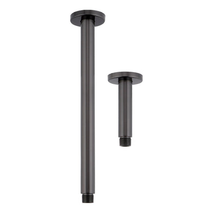 Signature Hardware SHRSC40SZBN 4" Square Ceiling Mounted Shower Arm & Flange BN