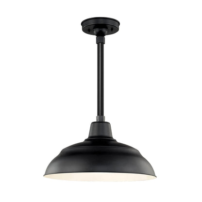 Millennium RWHS17-SB One Light Warehouse Shade, Black