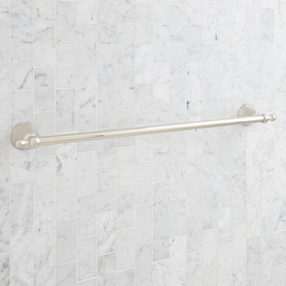 Signature Hardware 955108 Traditional 27-1/8" Towel Bar - Brushed Gold