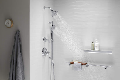 KOHLER 22163-G-CP Bancroft Handheld Showerhead with 3 Spray Settings,1.75GPM, PC