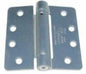 Emtek 95034 4" x 4" Spring Mortise Hinge 5/8" Radius Corners - Flat Black