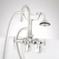 Signature Hardware - Gooseneck Tub-Wall-Mount Faucet & Hand Shower - Chrome