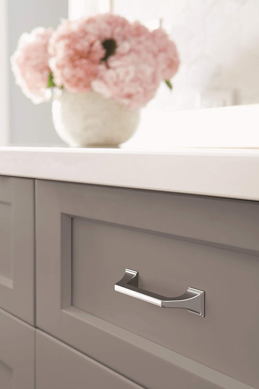 Amerock BP3688126 Cabinet Pull Exceed Polished Chrome 3-3/4" C2C